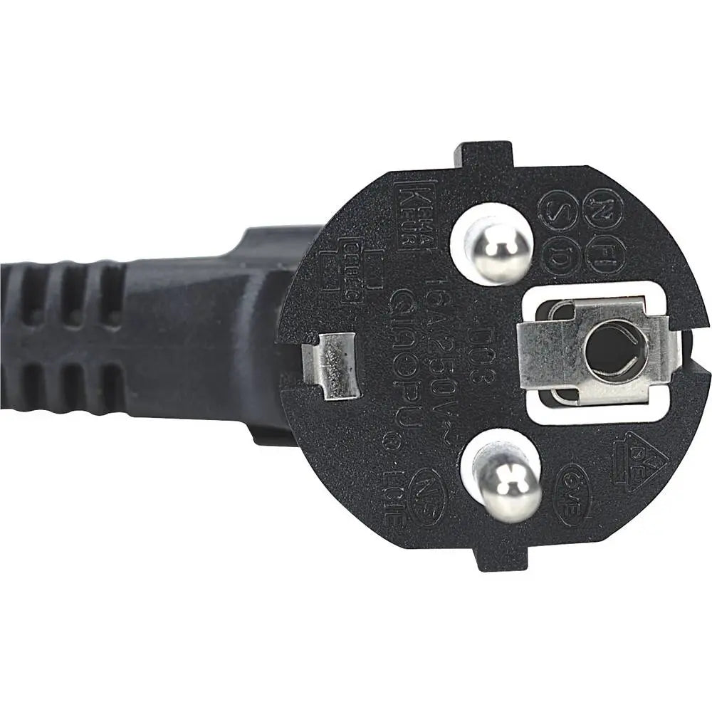 B-Ware Manhattan Stromkabel Strom Anschlusskabel Netzkabel Kaltgeräte 1,80 M 10 Stück - 766623300148
