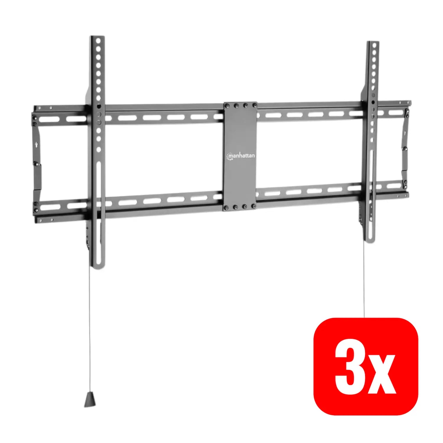 B-Ware Manhattan Tv Wandhalterung Zusammenklappbar 109,2 254,0 Cm Wandhalterung 3 Stück - 766623461948
