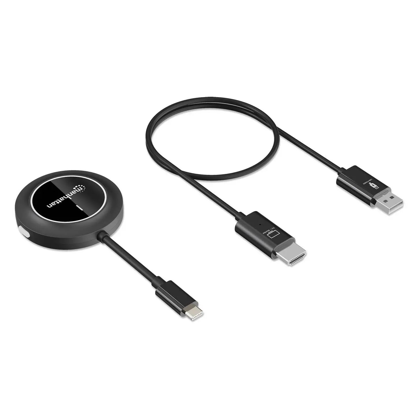 B-Ware Manhattan Präsentationsset Hdmi Adapter Wireless Hdmi Funkübertragung Set Schwarz - 766623208420