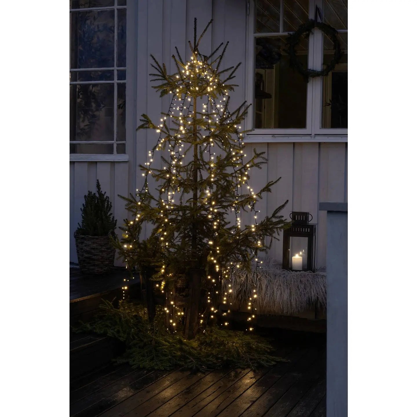 B-Ware Konstsmide Baummantel Baumdecke Micro Led Baumbeleuchtung Warmweiß Außentrafo - 7318306651103