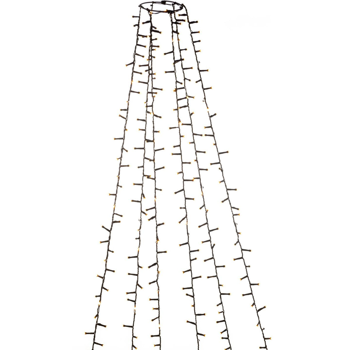 Konstsmide Baummantel Baumumhang Micro LED Lichterkette Bernstein Außen 400cm - 7318306651837