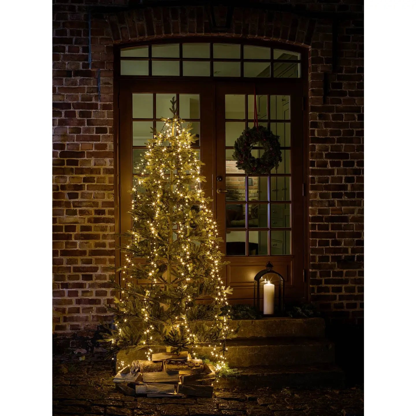 B-Ware Konstsmide Baummantel Baumumhang Led Lichterkette Bernstein 400cm Siehe Text - 7318306651837