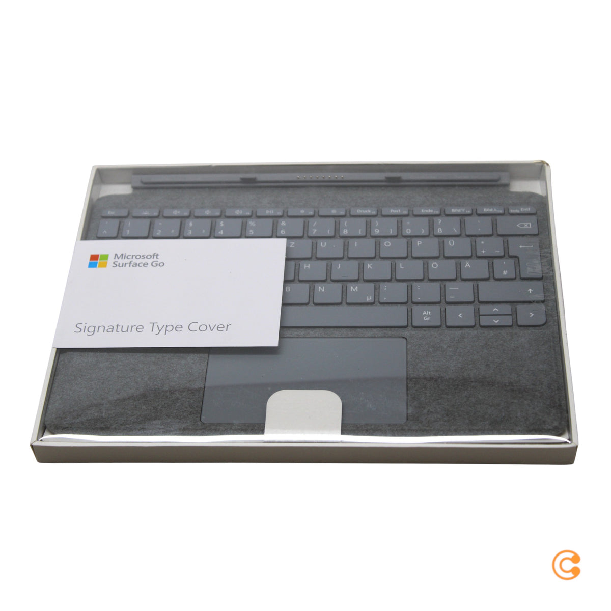 Microsoft Surface Go Signature Tastatur Cover Keyboard Platin Tablet-Zubehör - 0889842581997