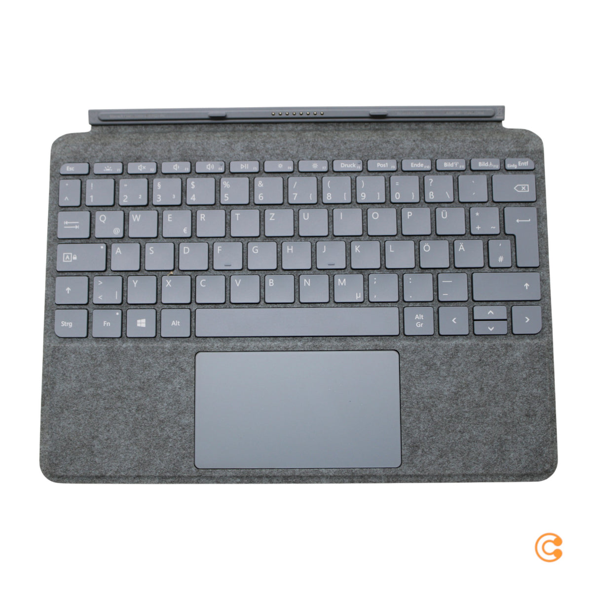 Microsoft Surface Go Signature Tastatur Cover Keyboard Platin Tablet-Zubehör - 0889842581997