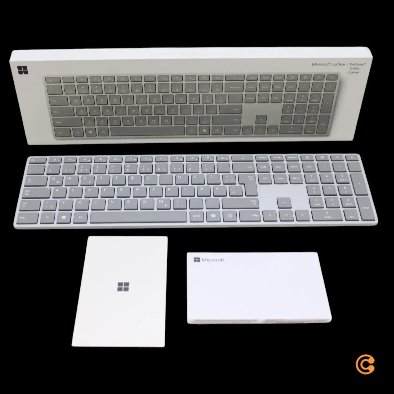 B-Ware Microsoft Tastatur Keyboard Qwertz Grau Surface Pro Laptop Bluetooth Copilot - 196388386604