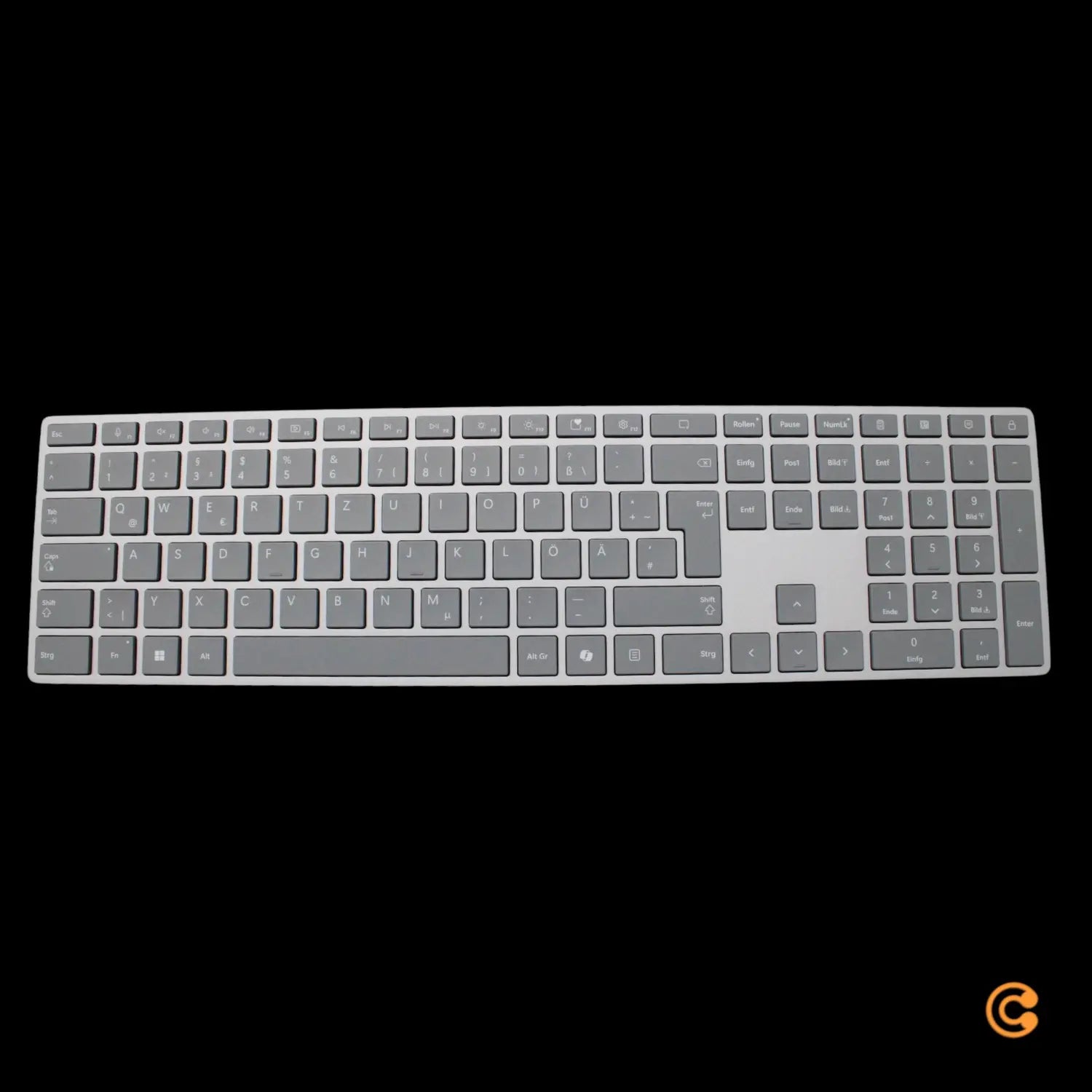 B-Ware Microsoft Tastatur Keyboard Qwertz Grau Surface Pro Laptop Bluetooth Copilot - 196388386604