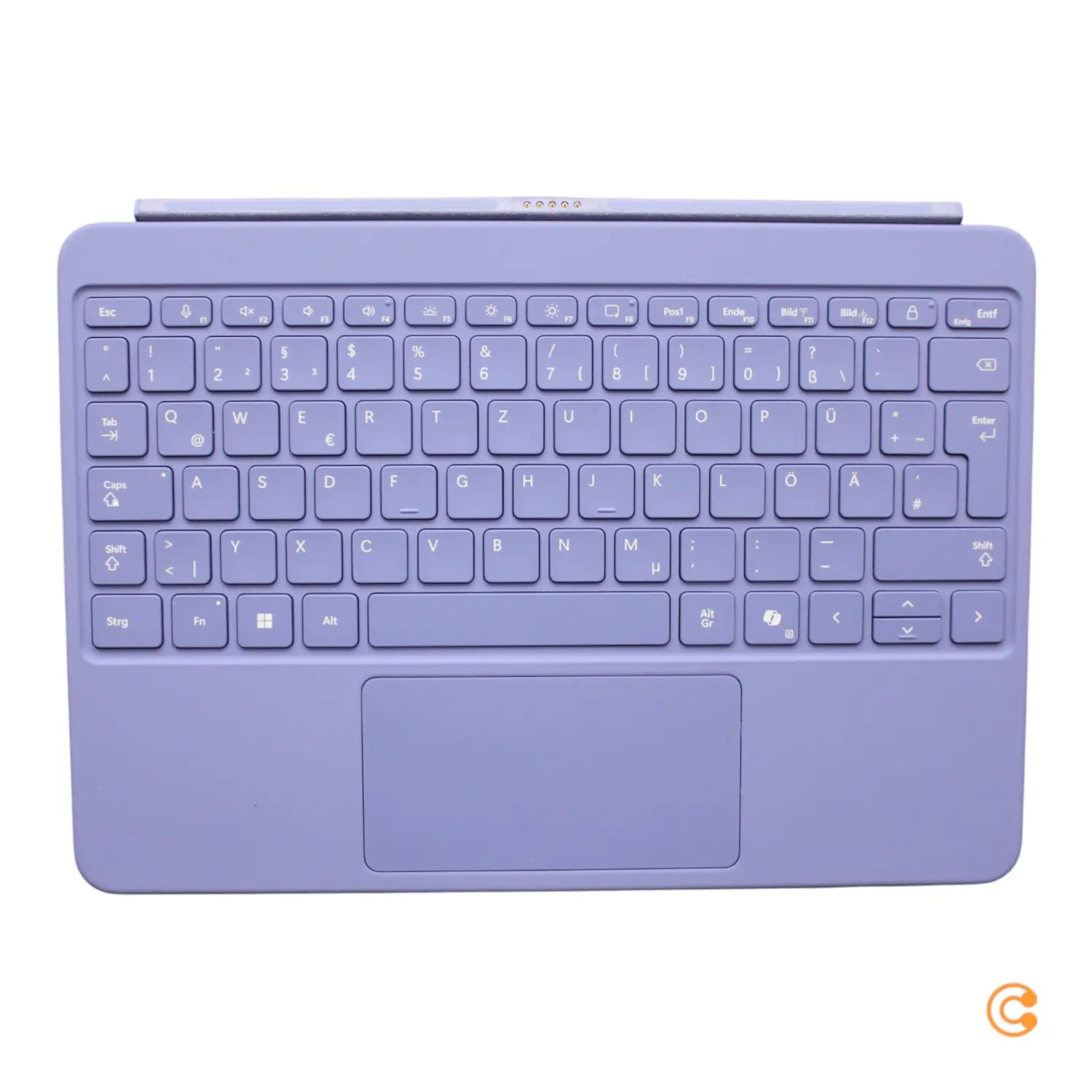 B-Ware Microsoft Surface Pro 12 Keyboard Tastatur Qwertz Violett 12" Magnetanschluss - 196388542024