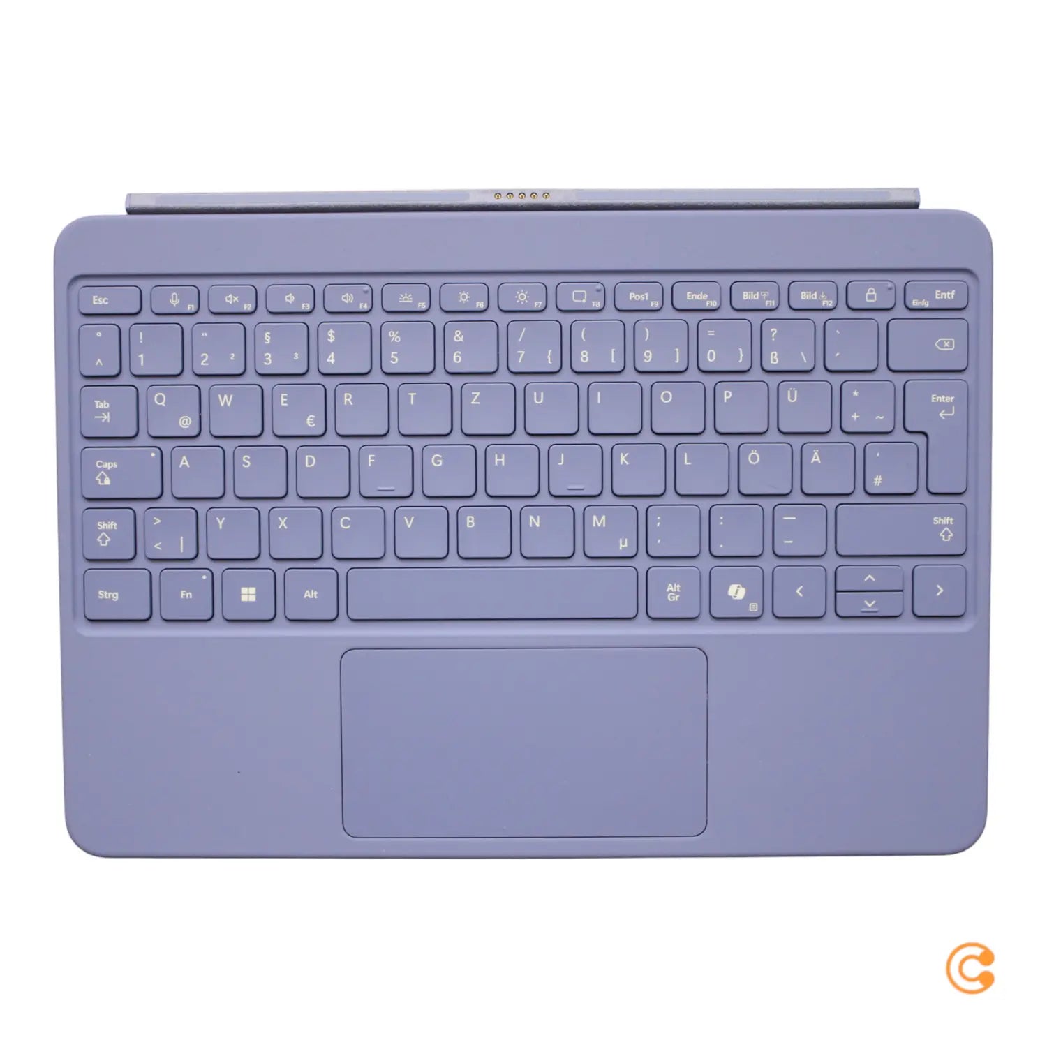 B-Ware Microsoft Surface Pro 12 Keyboard Tastatur Qwertz Violett 12" Magnetanschluss - 196388542024