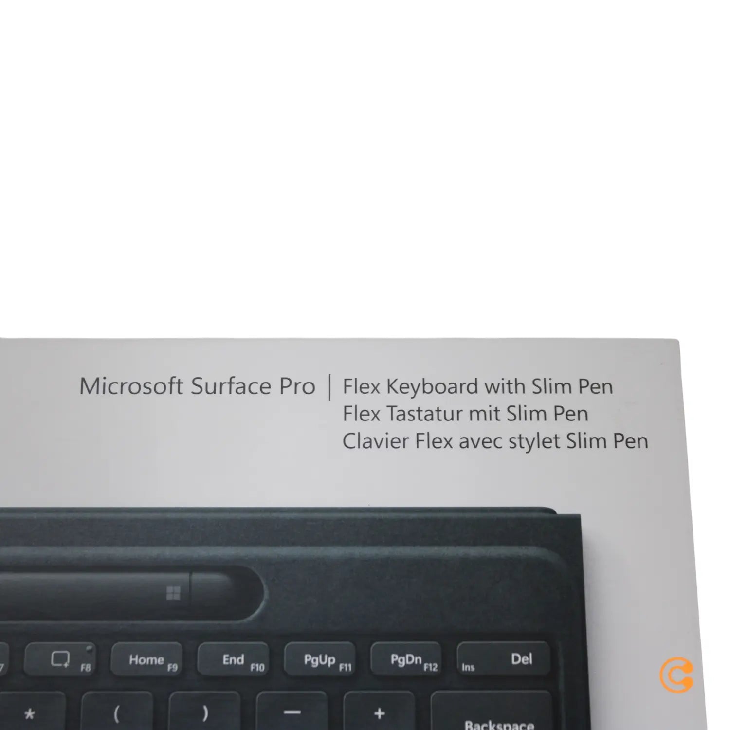 B-Ware Microsoft Tastatur Keyboard Surface Pro Flex Qwertz Slim Pen Touchpad Schwarz - 196388335114