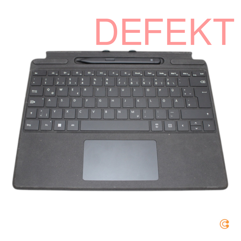 D-Ware Microsoft Surface Pro Signature Tastatur Tablet Notebook Schwarz Defektware - 889842779660