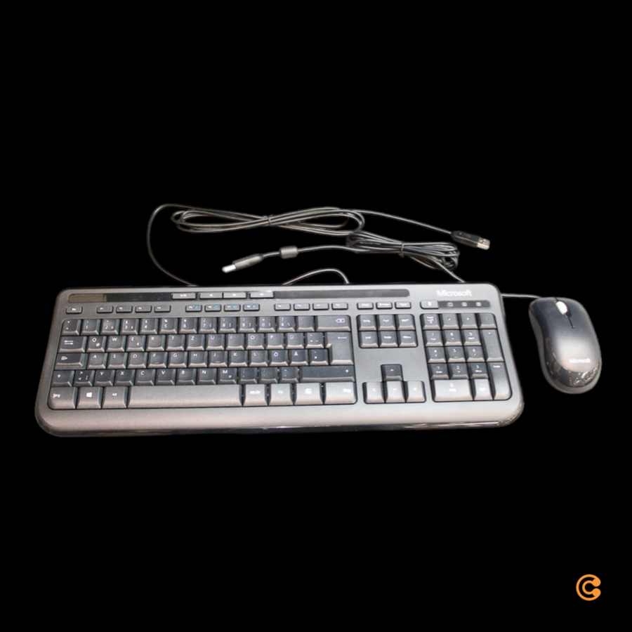 Microsoft Wired Desktop 600 Mit Maus Und Tastatur Schwarz Siehe Text/Foto B-Ware - 809186281599