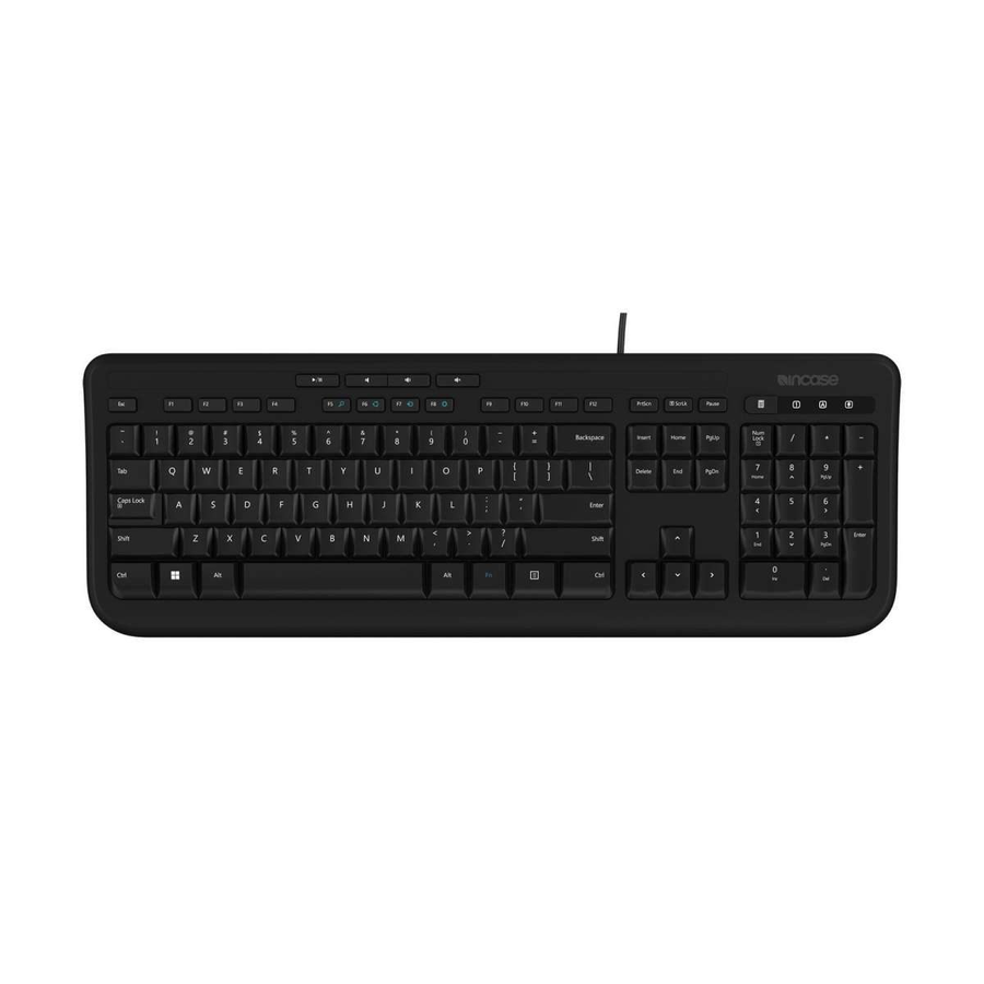 Microsoft Wired Keyboard 600 Tastatur Kabelgebunden Schwarz Deutsches Qwertz B-Ware - 882224741804