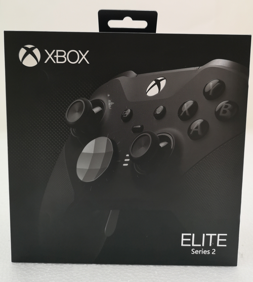 B-Ware Microsoft Elite Gamepad Xbox One Pc Schwarz Controller Bis 40h Akku Laufzeit - 889842196368