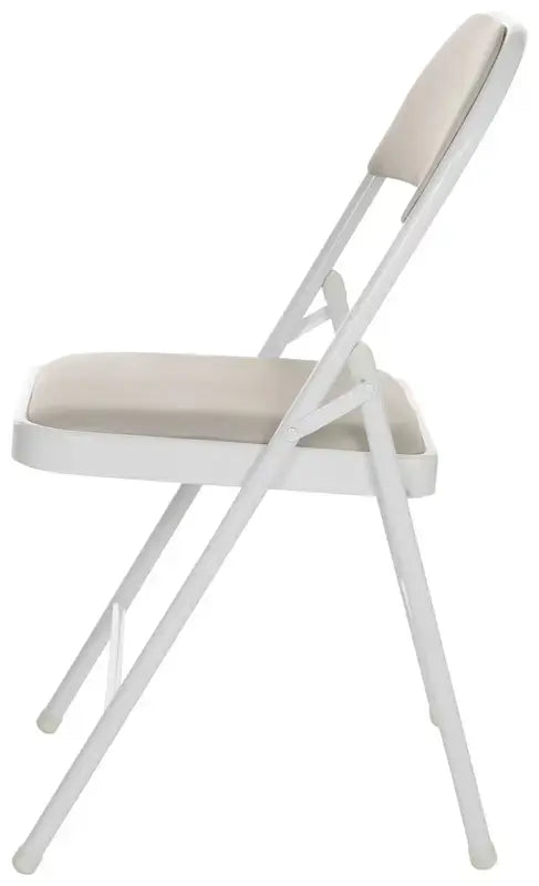 B-Ware Mid.You Klappstuhl Faltstuhl Lederstuhl Leder Grau Indoor Klappbar 2 Stück - 4064323028680