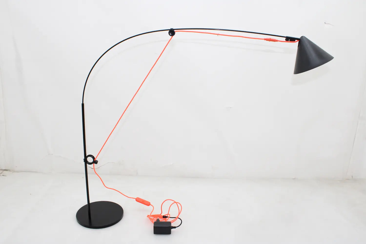 B-Ware Midgard Ayno S Tischlampe Tischleuchte Tischlicht Leuchte Schwarz Orange 3.000 K