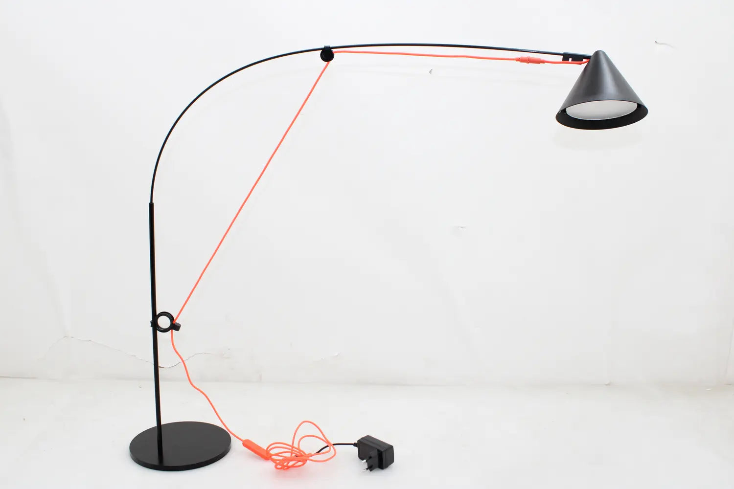 B-Ware Midgard Ayno S Tischlampe Tischleuchte Tischlicht Leuchte Schwarz Orange 3.000 K