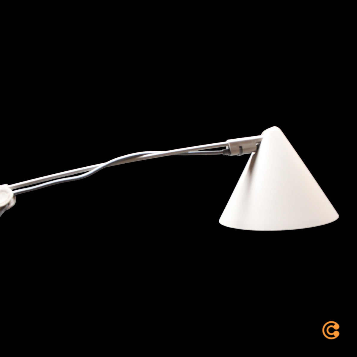 midgard Tischleuchte Schreibtischlampe LED AYNO S Leuchte Grau - 4262364810367