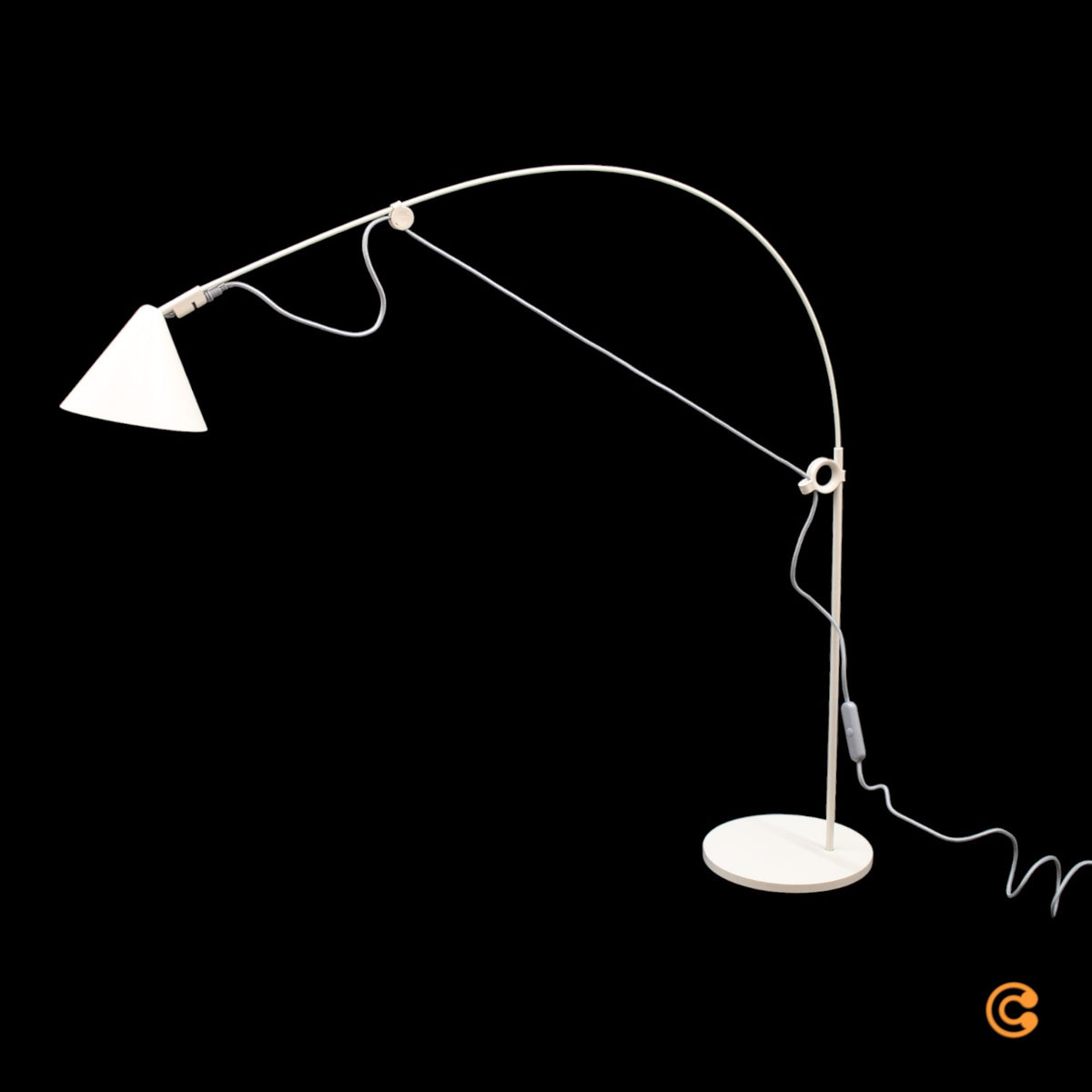 midgard Tischleuchte Schreibtischlampe LED AYNO S Leuchte Grau - 4262364810367