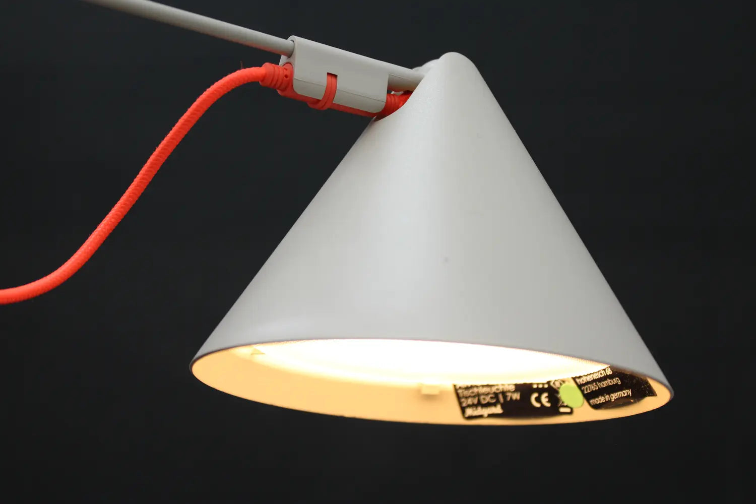 B-Ware Midgard Tischleuchte Schreibtischlampe Led Seidengrau Kabel Siehe Text/Foto - 4262364810244
