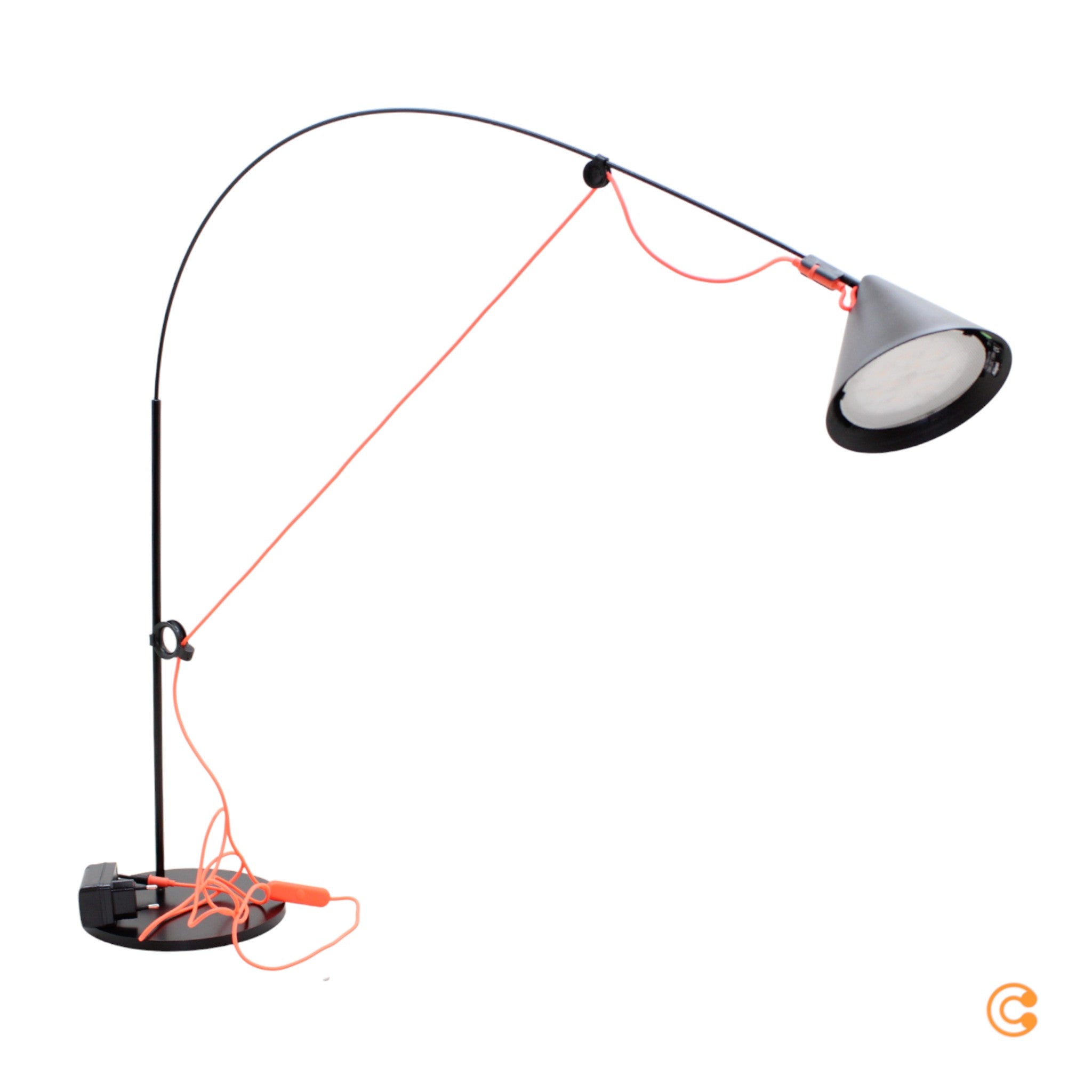 midgard Tischlampe Schreibtischleuchte LED AYNO S schwarz Lampenlicht warmweiß - 6738030