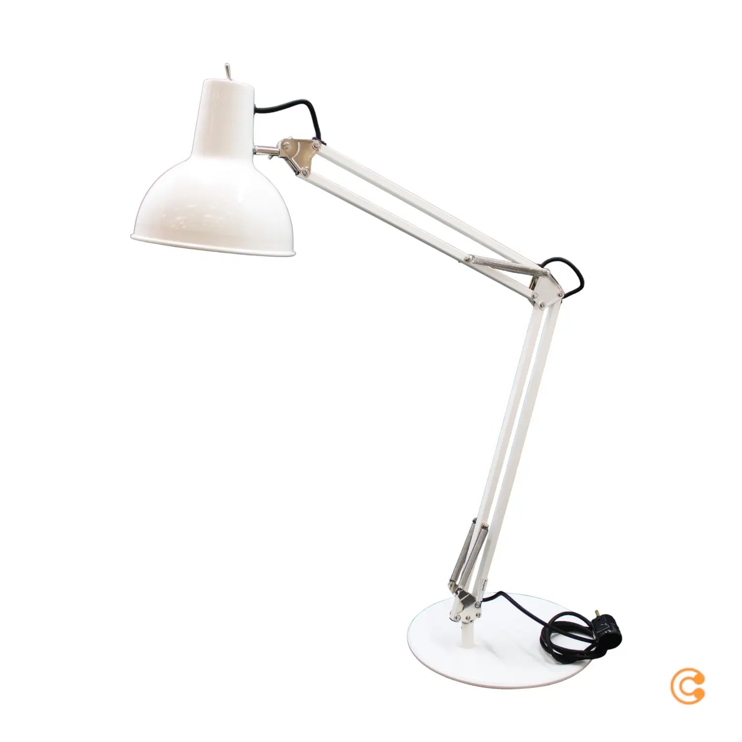 B-Ware Midgard Schreibtischleuchte Tischlampe Arbeitsleuchte Federzug Schwarz Leuchte - 6738022