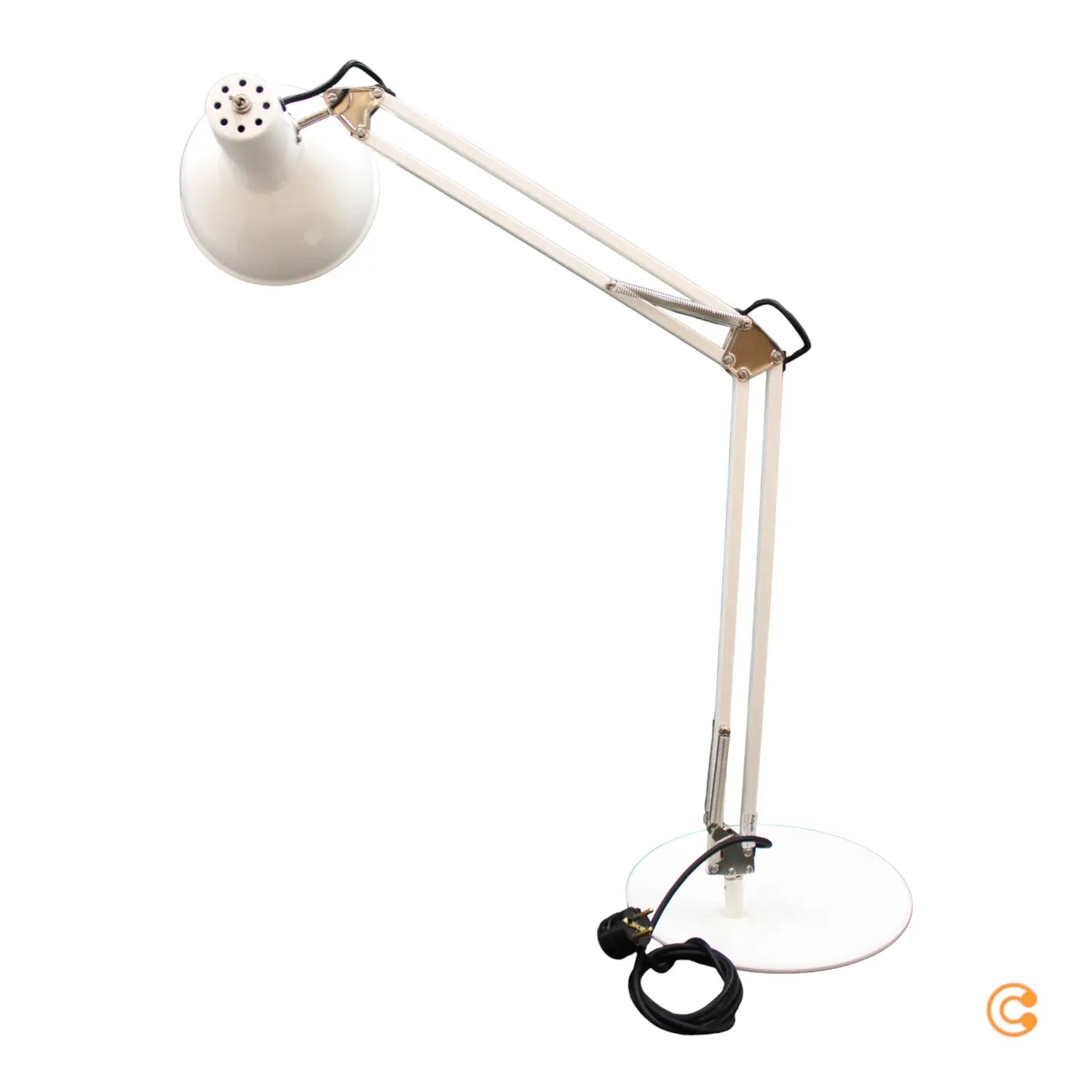 B-Ware Midgard Schreibtischleuchte Tischlampe Arbeitsleuchte Federzug Schwarz Leuchte - 6738022