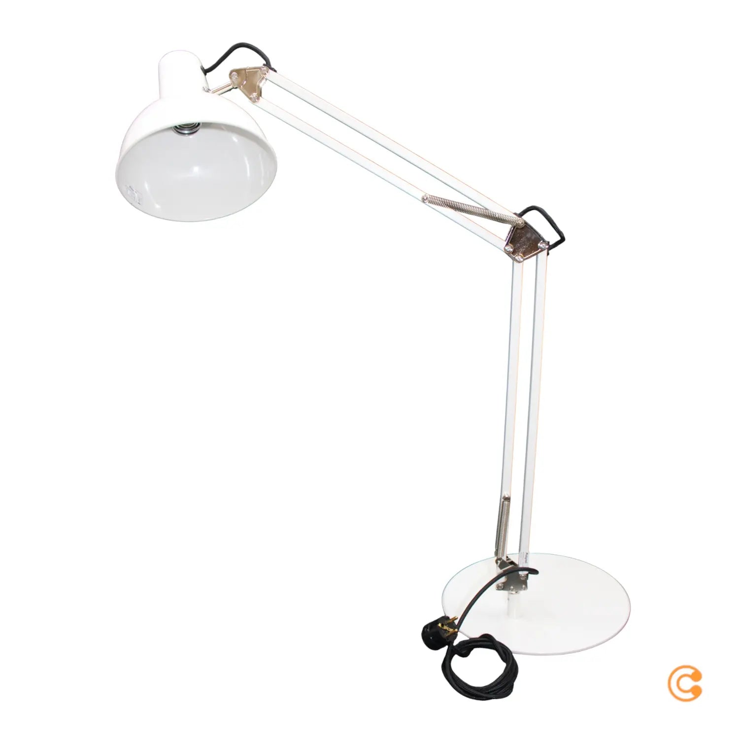 B-Ware Midgard Schreibtischleuchte Tischlampe Arbeitsleuchte Federzug Schwarz Leuchte - 6738022