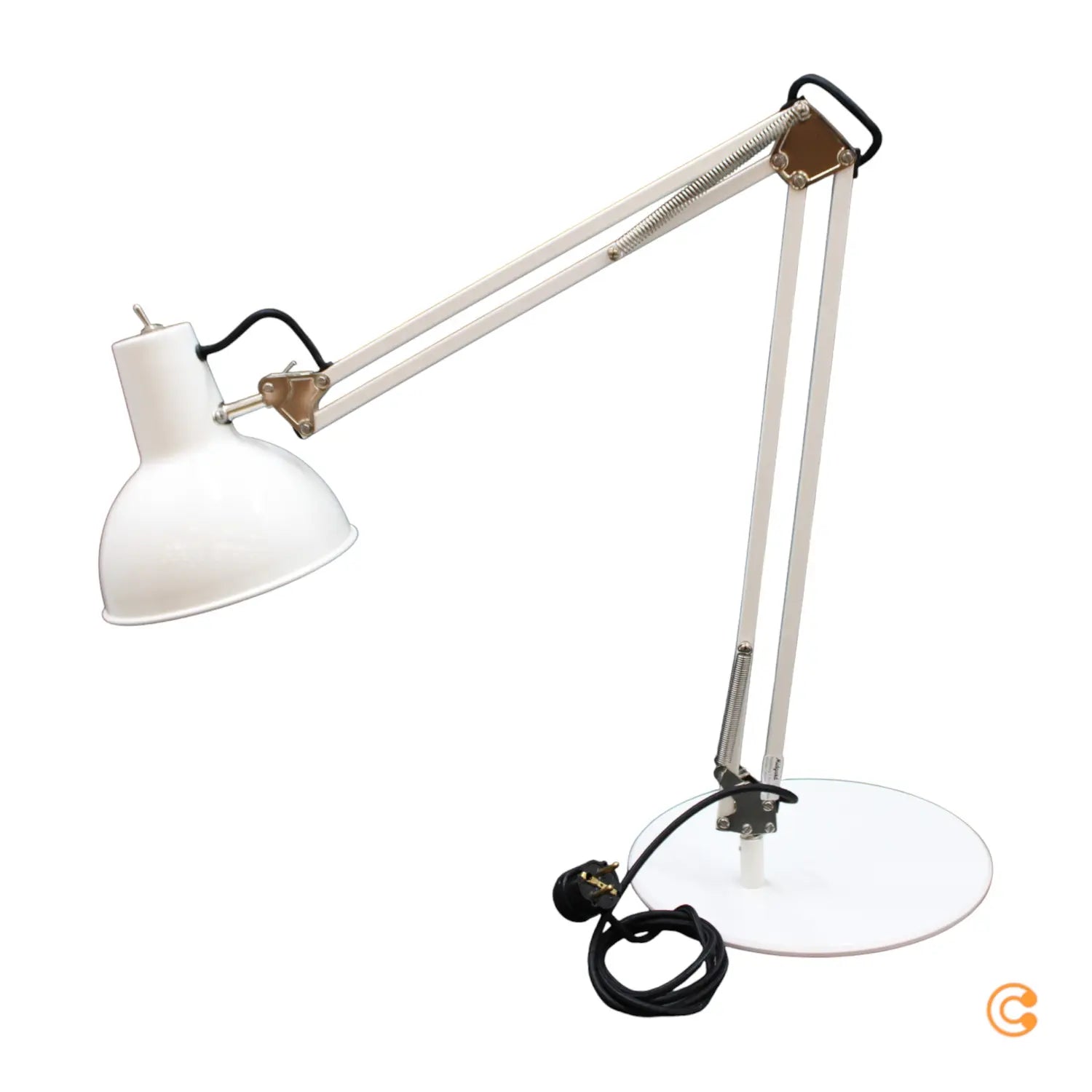 B-Ware Midgard Schreibtischleuchte Tischlampe Arbeitsleuchte Federzug Schwarz Leuchte - 6738022