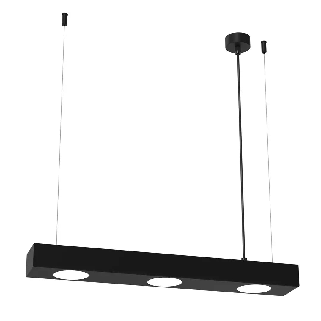 B-Ware Milagro Hängeleuchte Pendelleuchte Alexander Eckig Schwarz Dreiflammig - 5902693788324