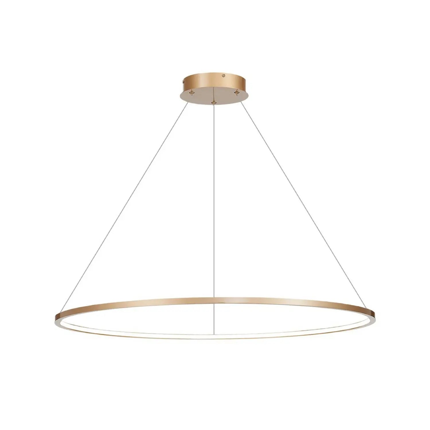 B-Ware Milagro Lighting Led Hängelampe Saturno, ø 100 Cm, Goldfarben, 1 Fl., 4.000 K - 5902693788638