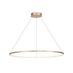 B-Ware Milagro Lighting Led Hängelampe Saturno, ø 100 Cm, Goldfarben, 1 Fl., 4.000 K