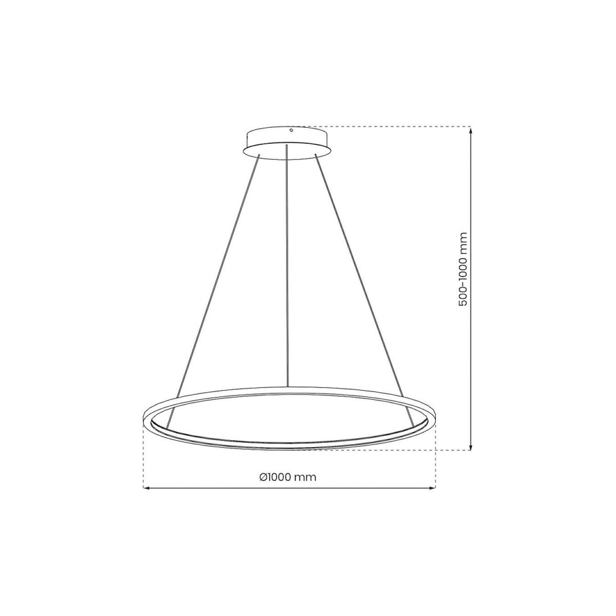 Milagro Lighting Hängelampe Pendelleuchte LED Saturno gold Aluminium Kunststoff - 5902693788638