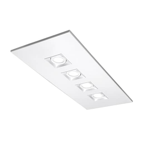 B-Ware Milan Polifemo Deckenlampe Deckenlampe Deko Deckenlicht Gu10 Vierflammig Weiß