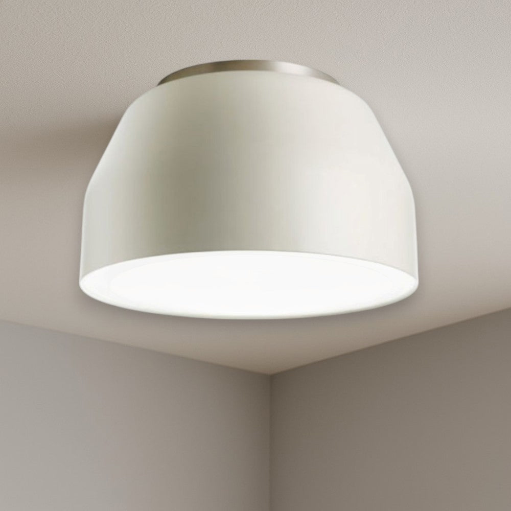 B-Ware Miloox Deckenleuchte Lampe Mug Cremeweiß Sand ø 55 Cm Metall Kunststoff E27 Led - 8050612940012