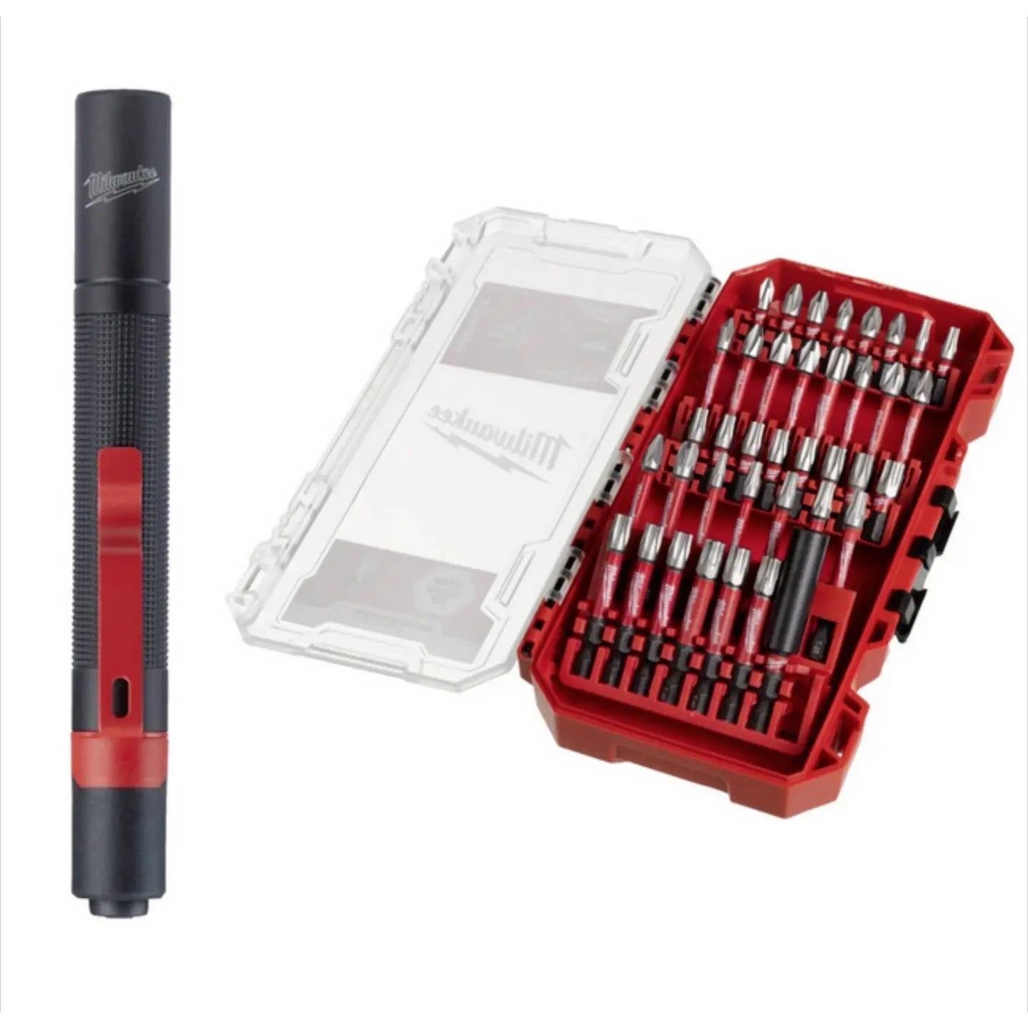 B-Ware Milwaukee Bitset Schrauberbits Set Shockwave Bit Sortiment Magnetbithalter - 4058546524777