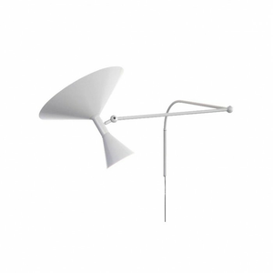 B-Ware Nemo Lampe De Marseille Wandleuchte Kalk Weiß/Matt/Lx H 166x80cm/Ohne Leuchtm.