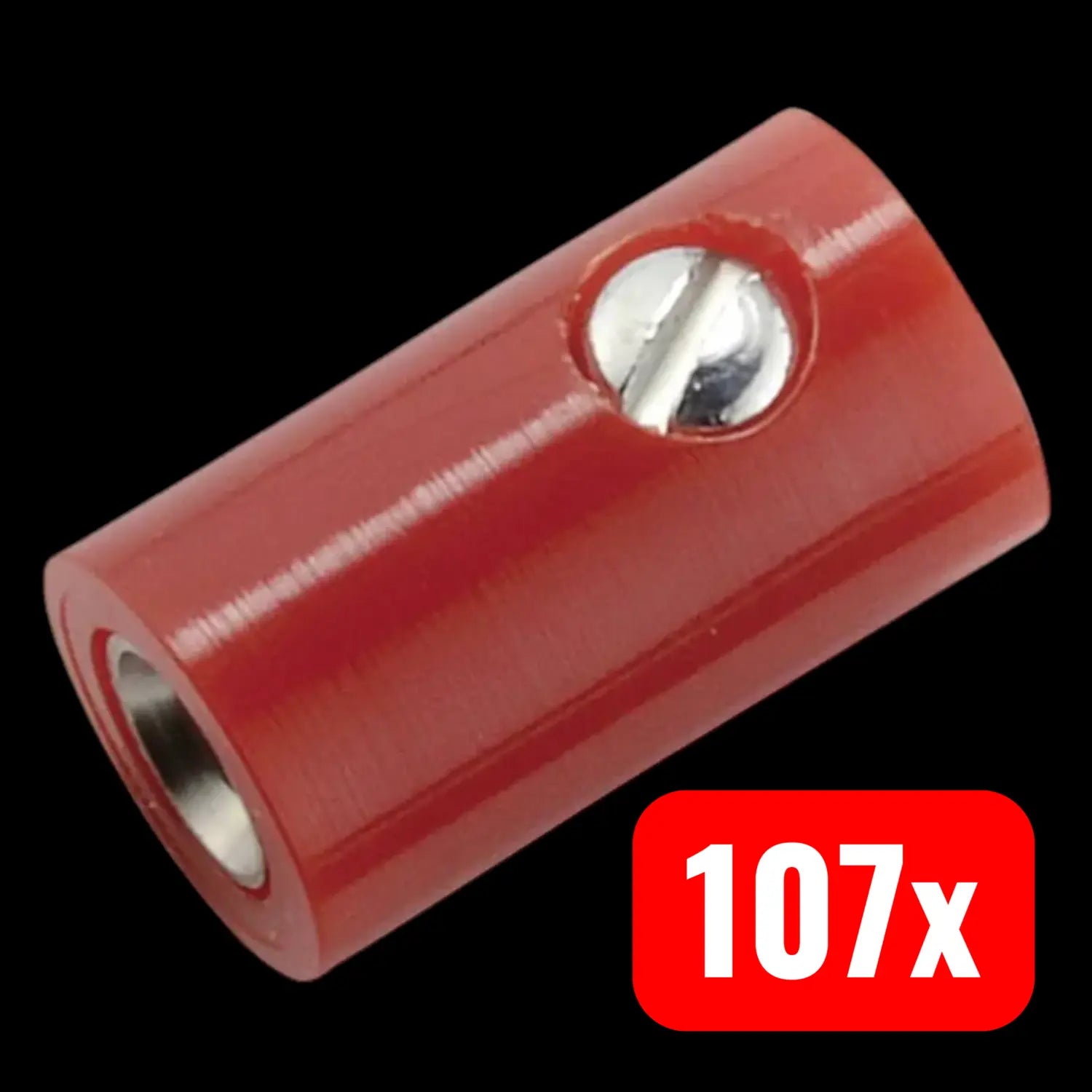 B-Ware Kahlert Licht Miniatur Laborbuchse Kupplung Buchse Rot Stift ø 2.6mm 107 Stück - 2050000236730
