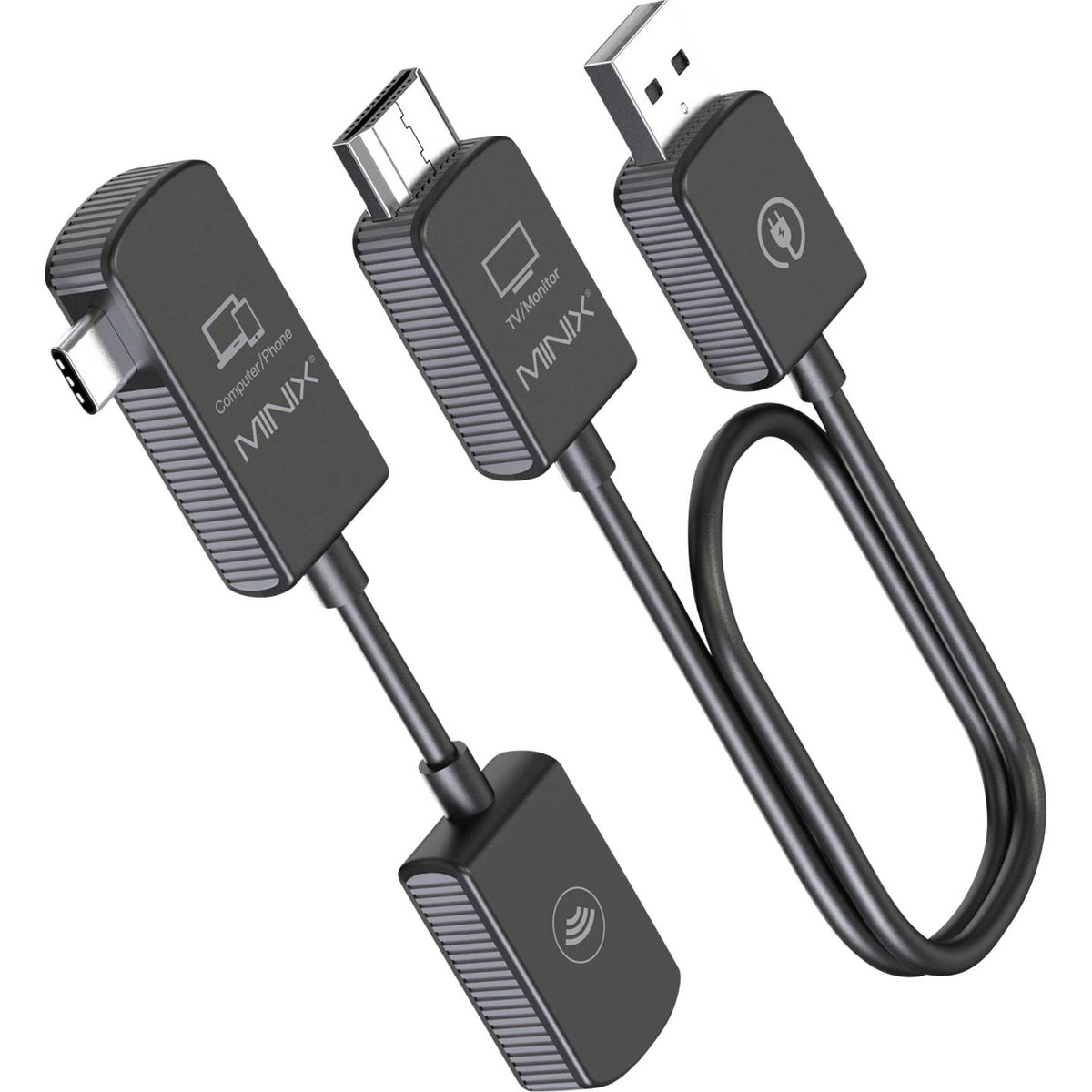 MINIX MINIX C1 WIRELESS USB-C Adapter Konverter USB-C Zubehör Schwarz - 4897016411267