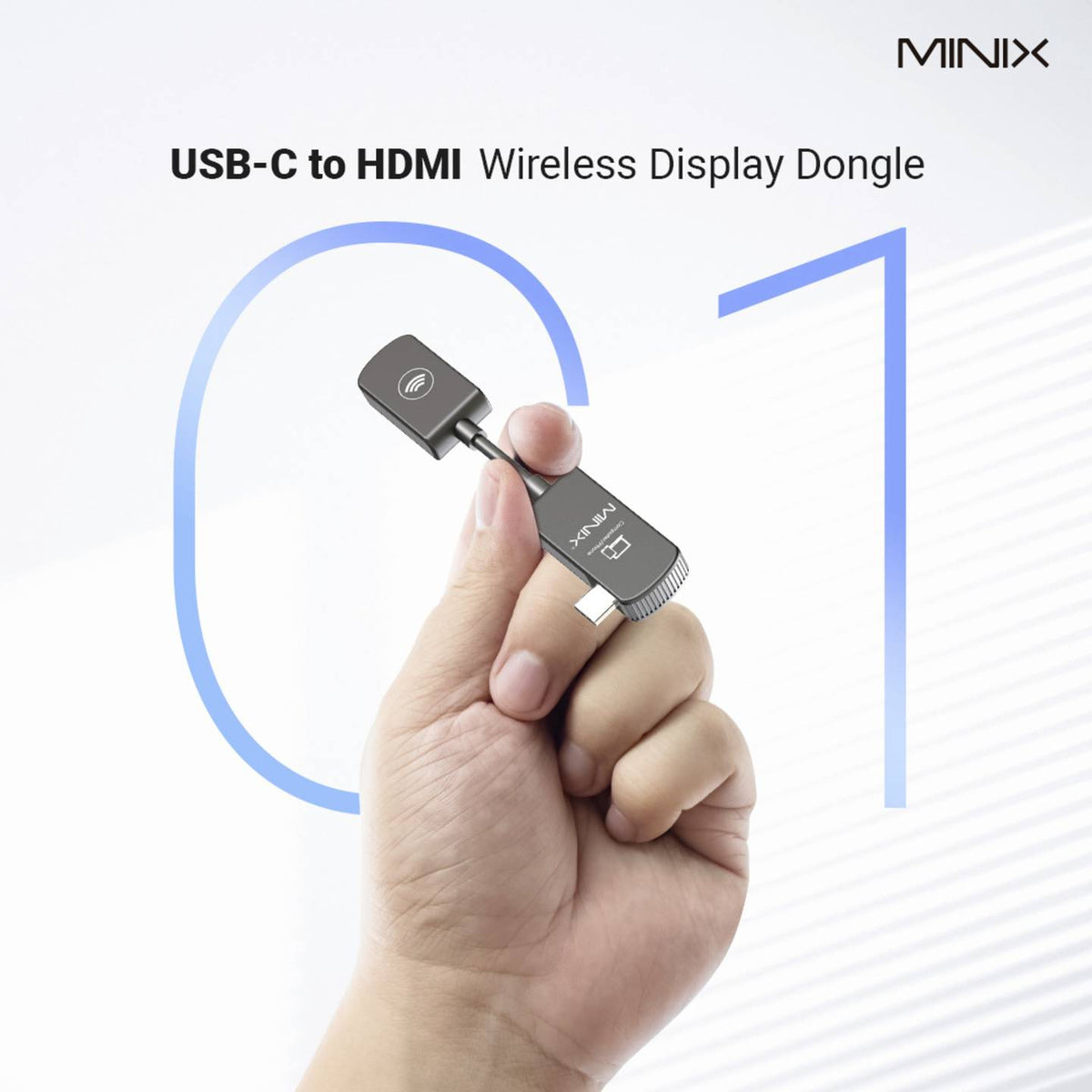 MINIX MINIX C1 WIRELESS USB-C Adapter Konverter USB-C Zubehör Schwarz - 4897016411267