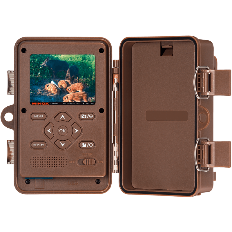 MINOX DTC 550 WiFi Wildkamera 1080p 0,4s Auslöseverzögerung IP54 schwarz - 4007450100560