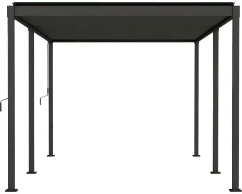 B-Ware Mirador Pergola Gartenpavillon Lamellendach Metall Anthrazit 300 X 500 Cm - 4306516776962
