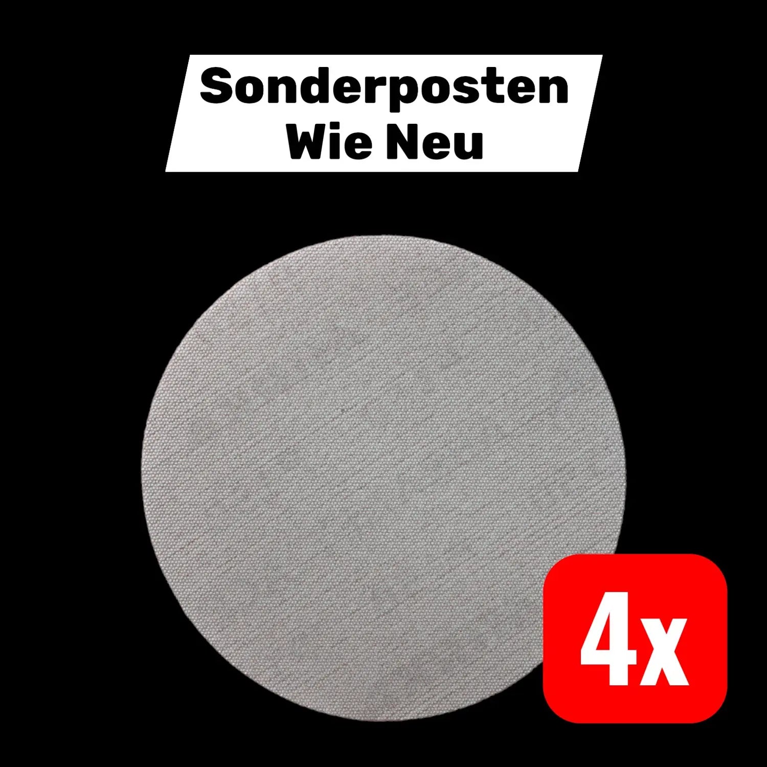 B-Ware Mirka Schleifscheibe Netzscheibe Schleifmittel 150mm Körnung 320 4 Stück - 6416868220032