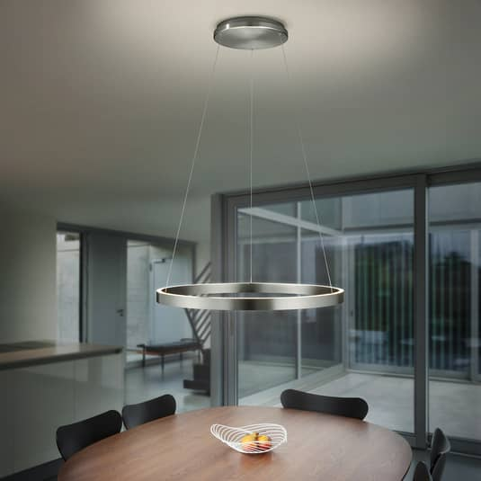 B-Ware Knapstein Mit Gestensteuerung   Runde Led Pendelleuchte Circle Siehe Text/Foto - 4250035824331