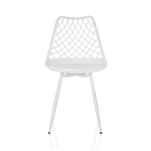 B-Ware Hjh Living Begio S Outdoor Stuhl Schalenstuhl Gartenstuhl Weiß Siehe Text/Foto