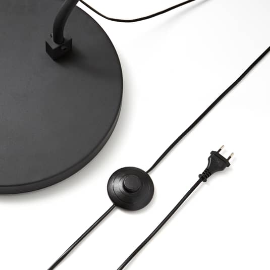 B-Ware Lindby Gebogene Stehleuchte Stehlampe Lampe Leuchte Jonera Schwarz Und Golden - 8502193059690