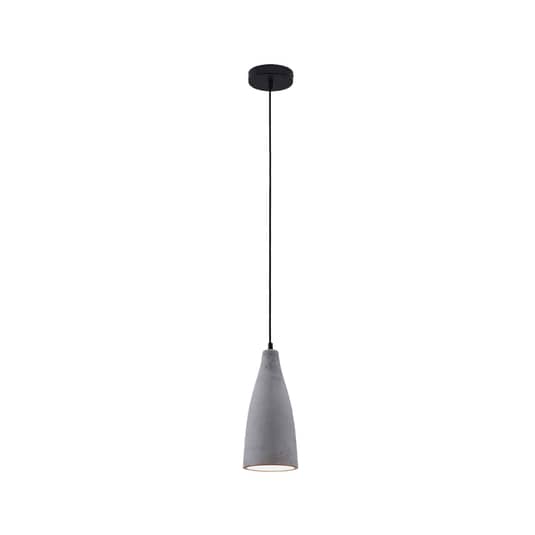Lindby Beton-Pendelleuchte Sanne im Industriestil Deckenlampe Hängeleuchte E27 - 8502193103200