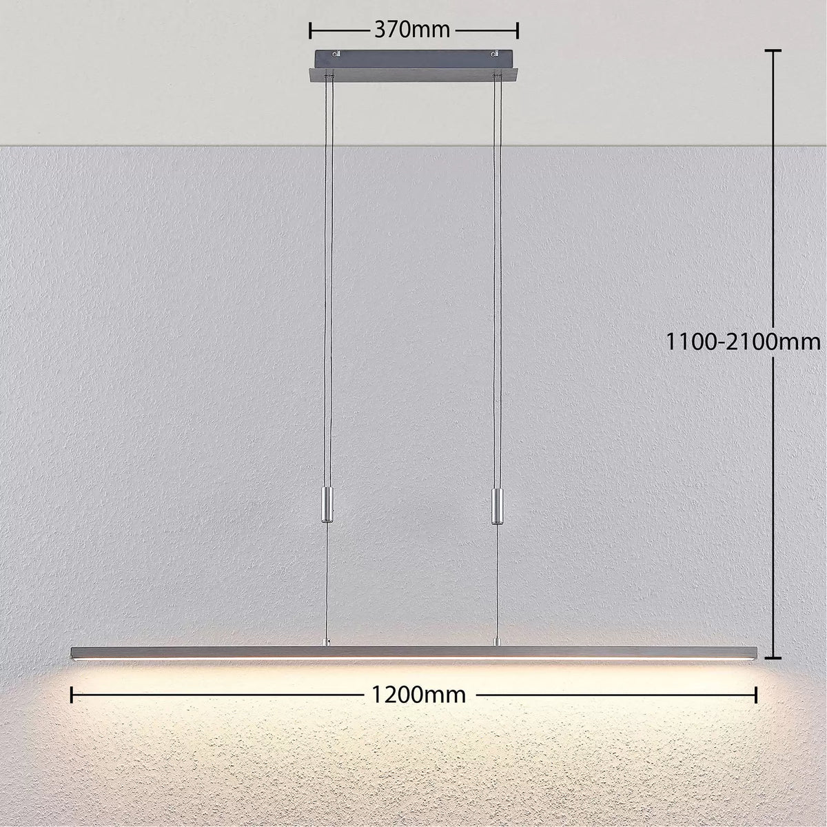 Lucande Myron LED-Hängeleuchte Deckenlampe Pendelleuchte Lampe LED Touchdimmer - 17004386256544