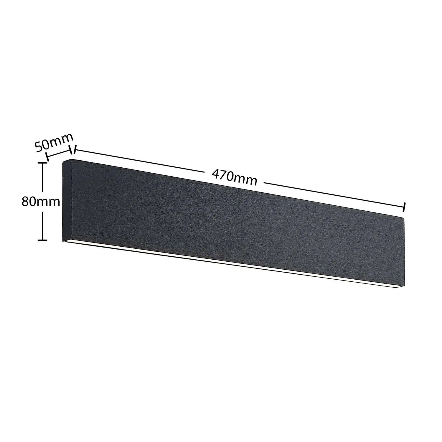 B-Ware Lindby Wandlampe Wandleuchte Led Leuchte Schwarz Stahl Warmweiß Dimmbar 47 Cm804 - 4251096596762