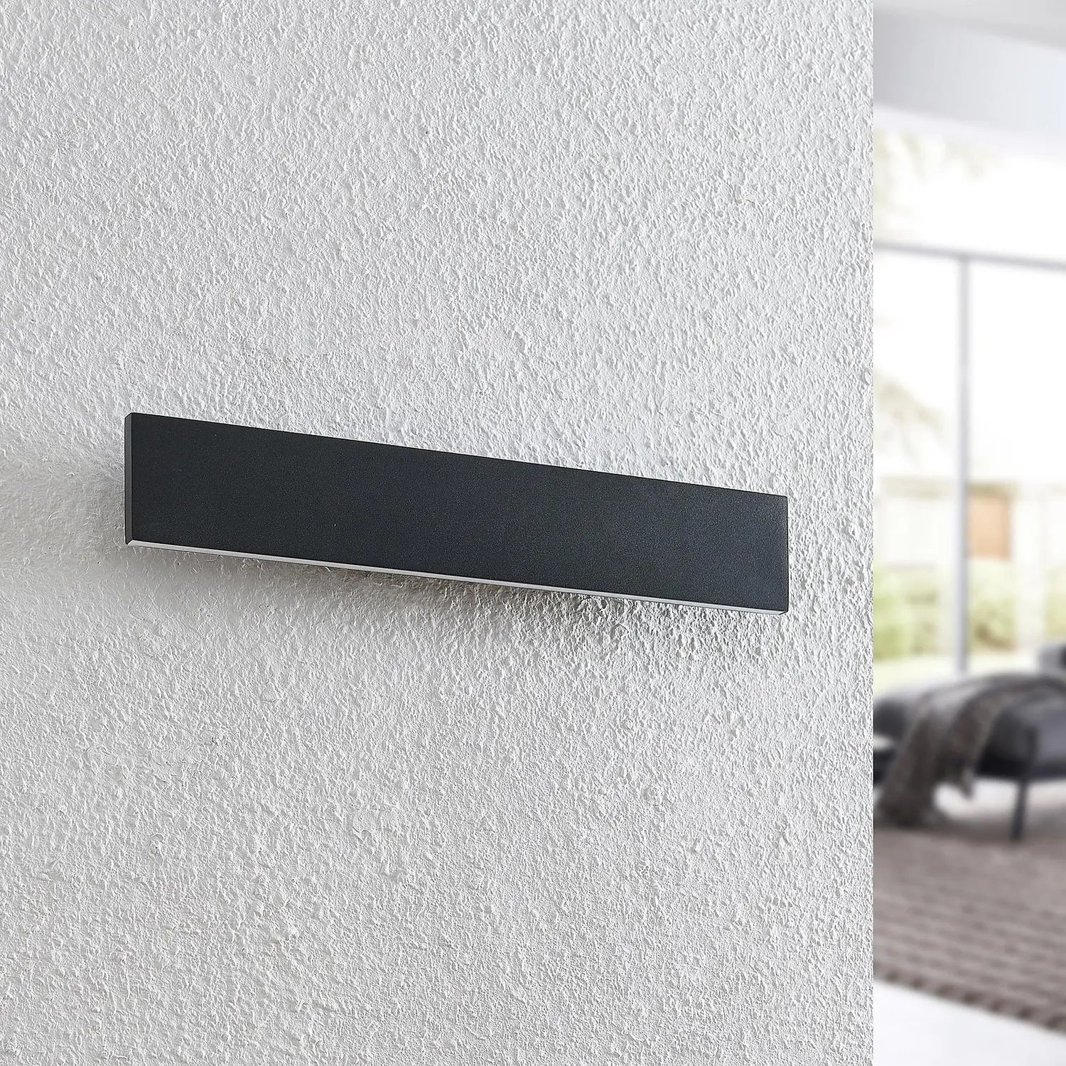 B-Ware Lindby Wandlampe Wandleuchte Led Leuchte Schwarz Stahl Warmweiß Dimmbar 47 Cm804 - 4251096596762