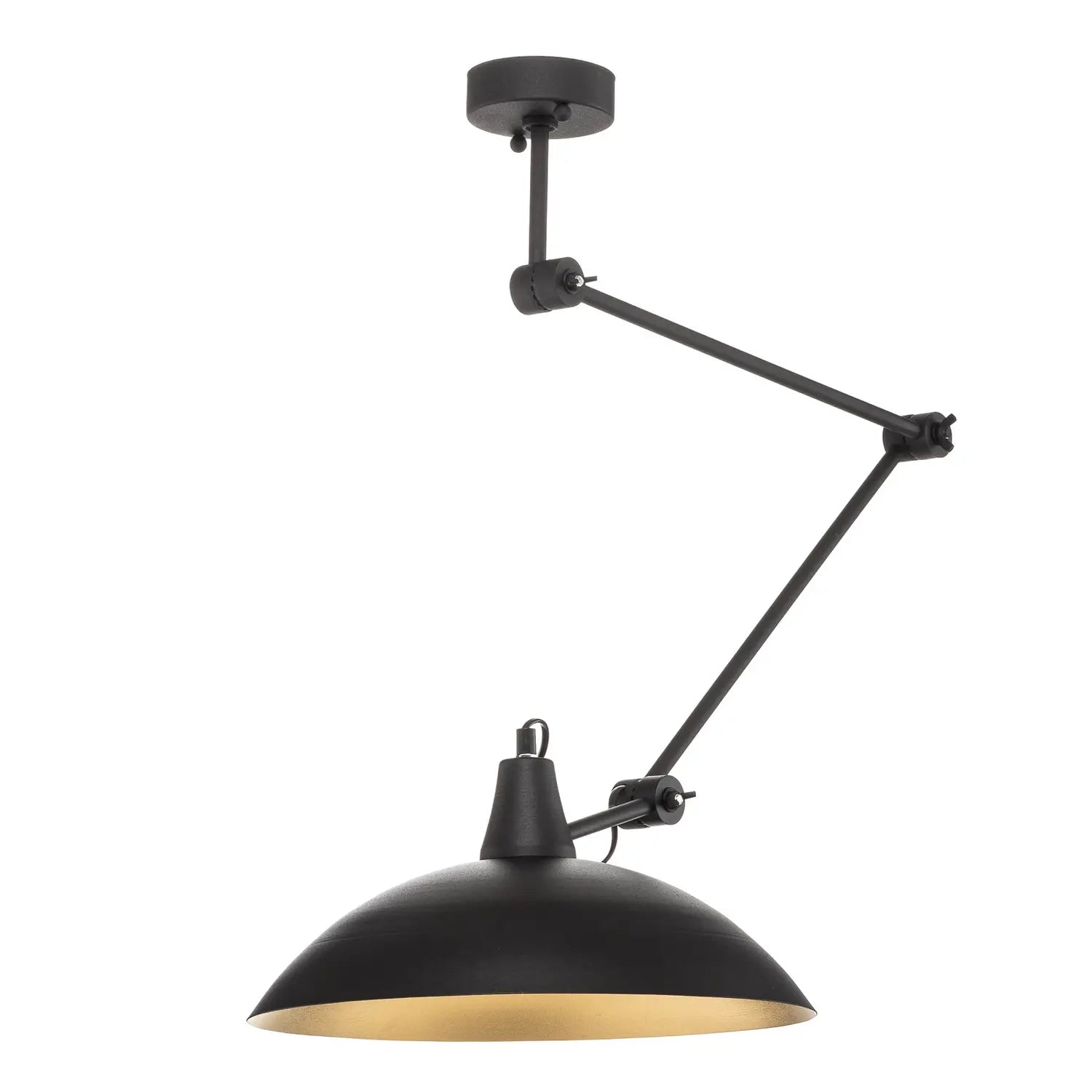 B-Ware Aldex Deckenlampe Leuchte Lampe 808 Verstellbar 1 Flammig Schwarz Gold Metall - 1078056